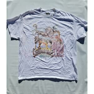 Travis Scott Utopia Circus Maximus 2023 Tour III Tee White Size XL